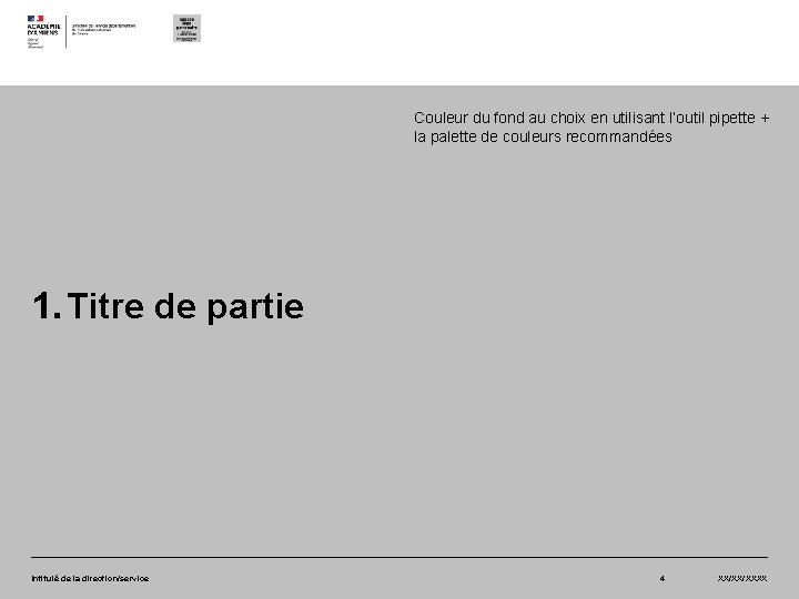 Couleur du fond au choix en utilisant l’outil pipette + la palette de couleurs