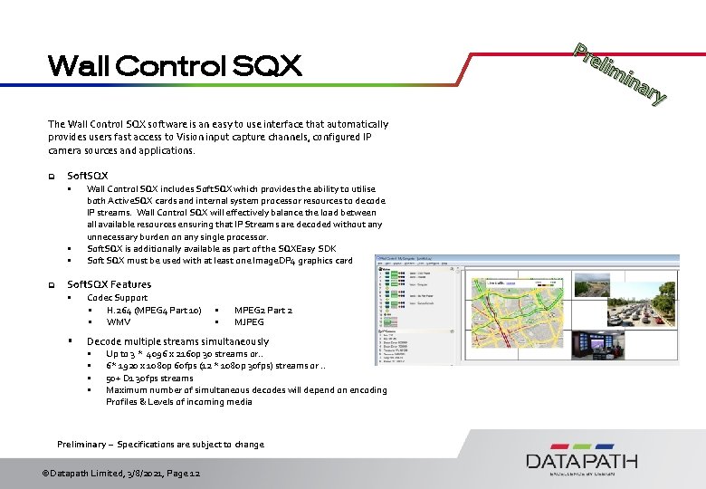 Wall Control SQX The Wall Control SQX software is an easy to use interface