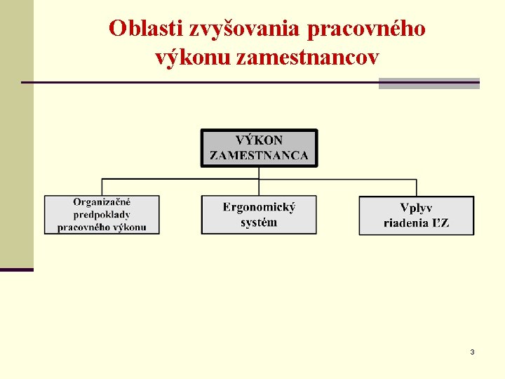 Oblasti zvyšovania pracovného výkonu zamestnancov 3 