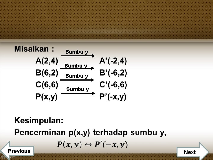  • Sumbu y Previous Nextt 