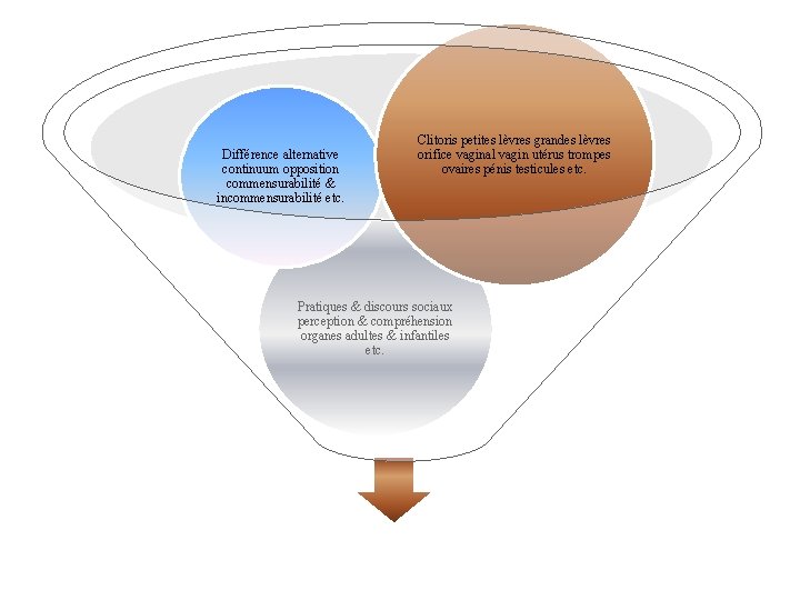 Différence alternative continuum opposition commensurabilité & incommensurabilité etc. Clitoris petites lèvres grandes lèvres Différence alternative continuum opposition commensurabilité & incommensurabilité etc. Clitoris petites lèvres grandes lèvres
