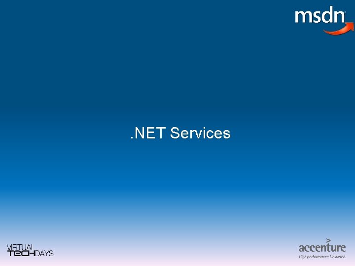 . NET Services 