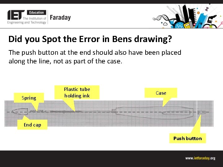 Did you Spot the Error in Bens drawing? The push button at the end