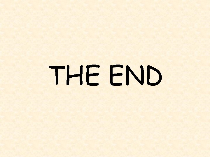 THE END 