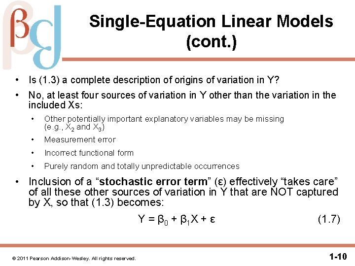 Chapter 1 An Overview of Regression Analysis Copyright