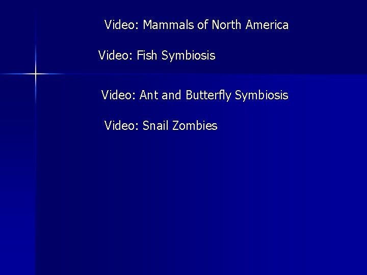 Video: Mammals of North America Video: Fish Symbiosis Video: Ant and Butterfly Symbiosis Video: