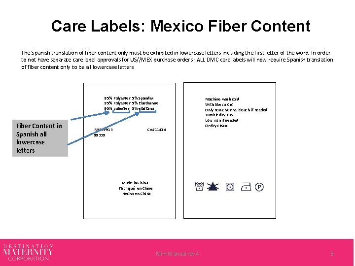 Mexico Labeling Requirements 15 Table Of Contents Q
