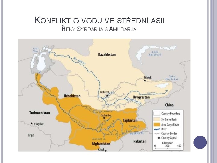 KONFLIKT O VODU VE STŘEDNÍ ASII ŘEKY SYRDARJA A AMUDARJA 