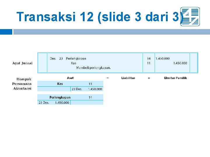 Transaksi 12 (slide 3 dari 3) Transaksi 12 (slide 3 dari 3)