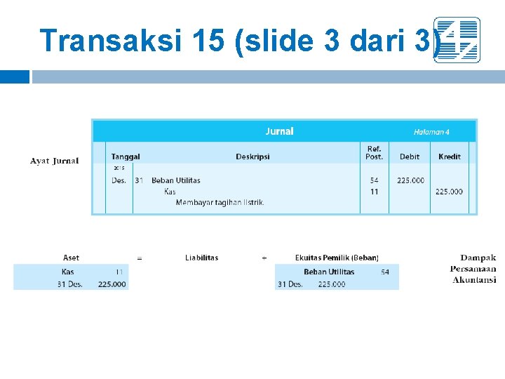 Transaksi 15 (slide 3 dari 3) Transaksi 15 (slide 3 dari 3)