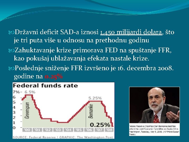 Državni deficit SAD-a iznosi 1. 450 milijardi dolara, što je tri puta više Državni deficit SAD-a iznosi 1. 450 milijardi dolara, što je tri puta više
