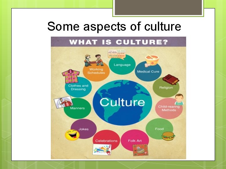 Some aspects of culture 