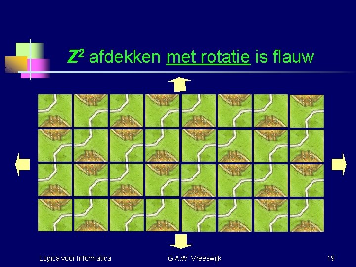 Z 2 afdekken met rotatie is flauw Logica voor Informatica G. A. W. Vreeswijk