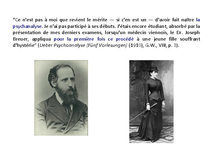“Ce n'est pas à moi que revient le mérite — si c'en est un “Ce n'est pas à moi que revient le mérite — si c'en est un