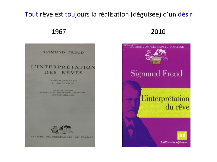 Tout rêve est toujours la réalisation (déguisée) d’un désir 1967 2010 Tout rêve est toujours la réalisation (déguisée) d’un désir 1967 2010
