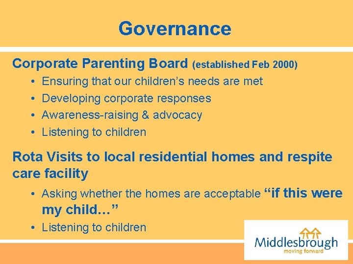 CORPORATE PARENTING An Overview Corporate Parenting is the