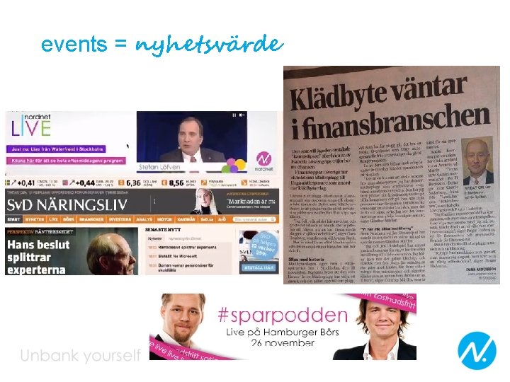 events = nyhetsvärde 