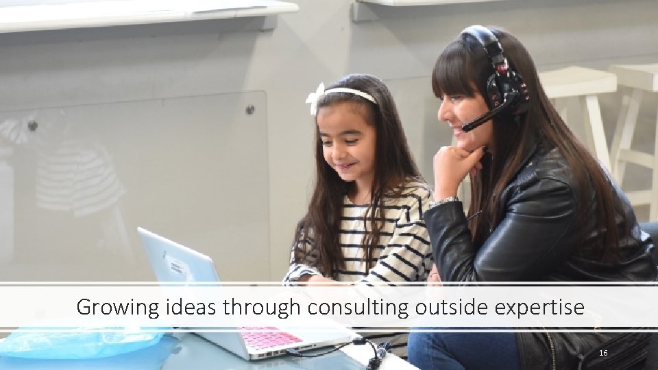 Growing ideas through consulting outside expertise 16 