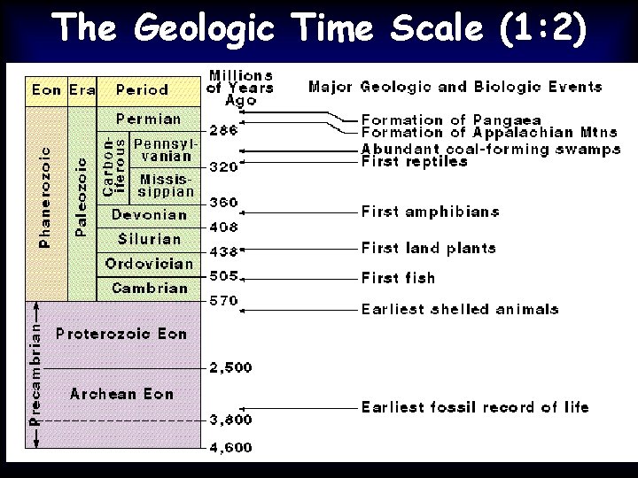 The Geologic Time Scale (1: 2) 