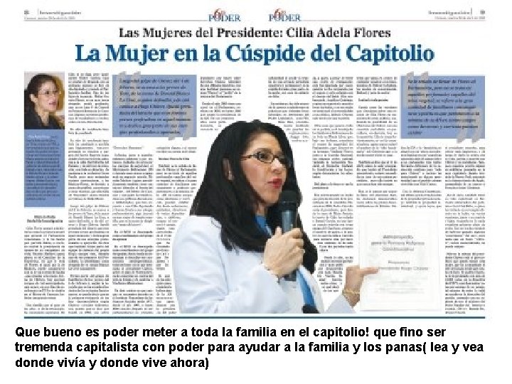 Que bueno es poder meter a toda la familia en el capitolio! que fino