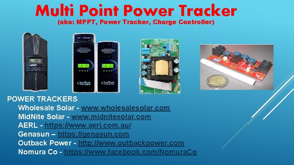 Multi Point Power Tracker (aka: MPPT, Power Tracker, Charge Controller) POWER TRACKERS Wholesale Solar