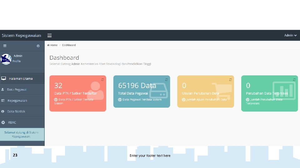 23 Enter your footer text here 