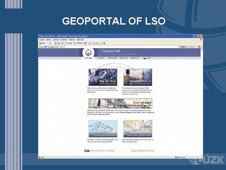 GEOPORTAL OF LSO 