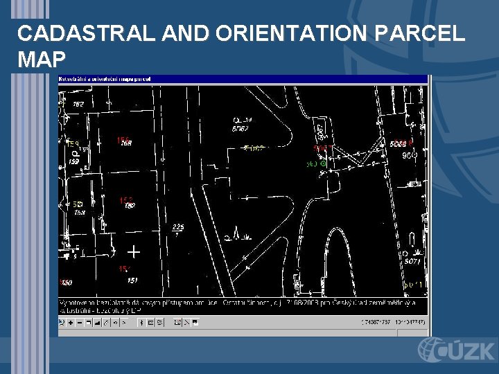 CADASTRAL AND ORIENTATION PARCEL MAP 