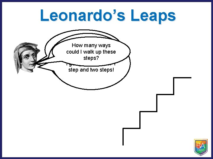 Leonardo’s Leaps Hello, my name is I love up Howwalking many ways Leonardo, but