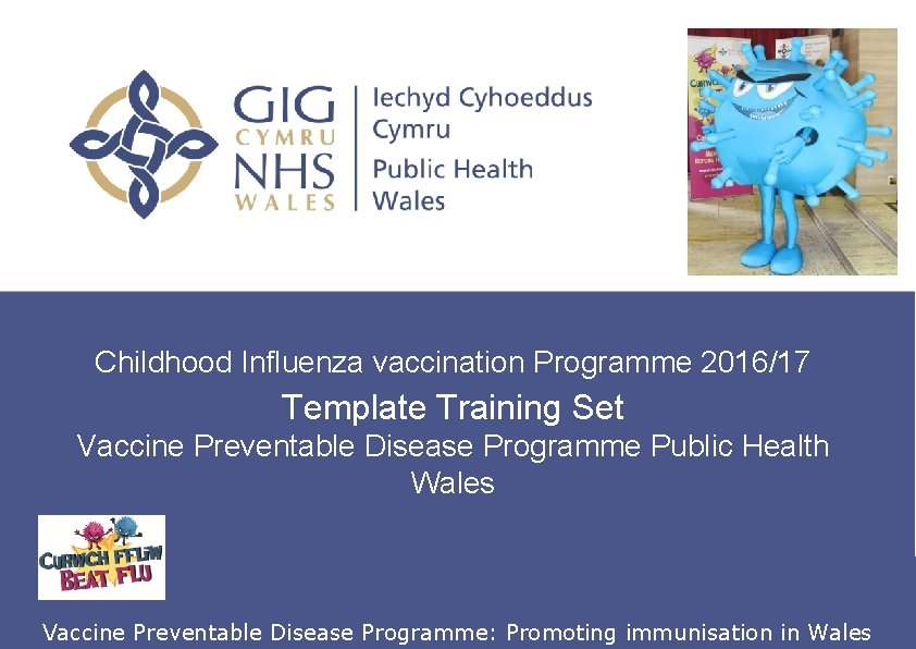 Childhood Influenza vaccination Programme 2016/17 Template Training Set Vaccine Preventable Disease Programme Public Health