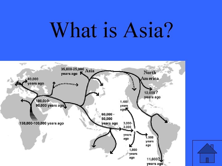 What is Asia? Asia North America 