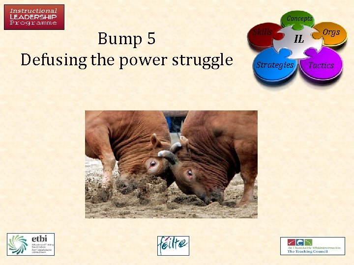 Concepts Bump 5 Defusing the power struggle Skills Strategies IL Orgs Tactics 