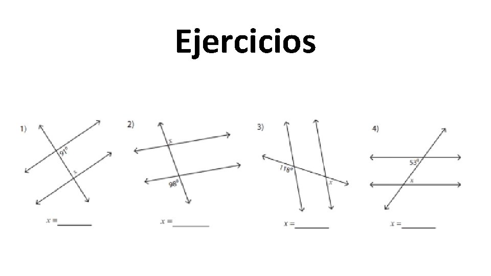 Ejercicios 