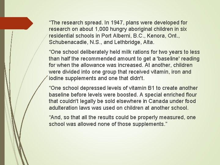 “The research spread. In 1947, plans were developed for research on about 1, 000 “The research spread. In 1947, plans were developed for research on about 1, 000