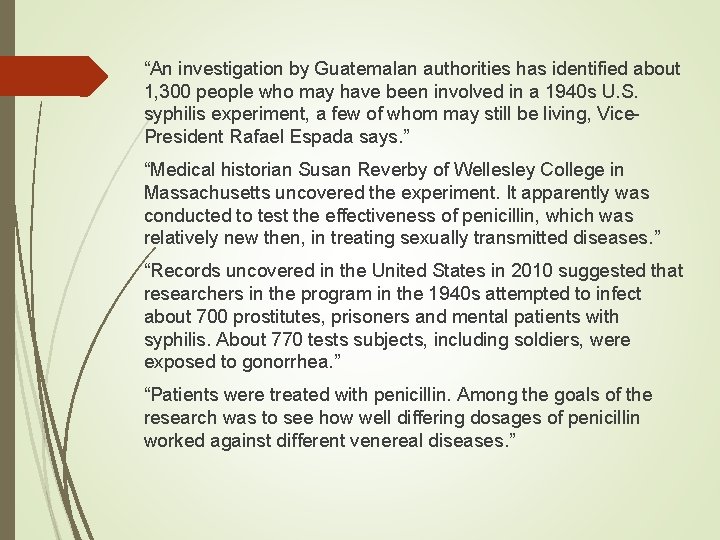 “An investigation by Guatemalan authorities has identified about 1, 300 people who may have “An investigation by Guatemalan authorities has identified about 1, 300 people who may have