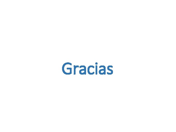 Gracias 