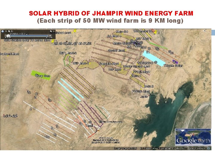 SOLAR HYBRID OF JHAMPIR WIND ENERGY FARM (Each strip of 50 MW wind farm