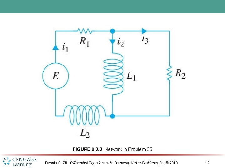 FIGURE 8. 3. 3 Network in Problem 35 Dennis G. Zill, Differential Equations with
