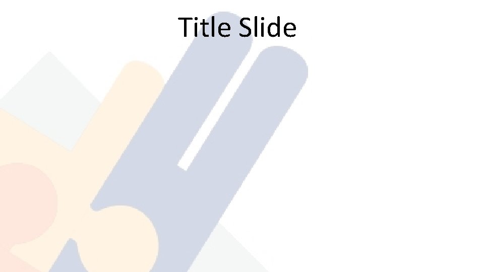 Title Slide 