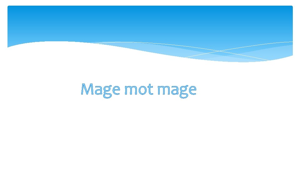 Mage mot mage 