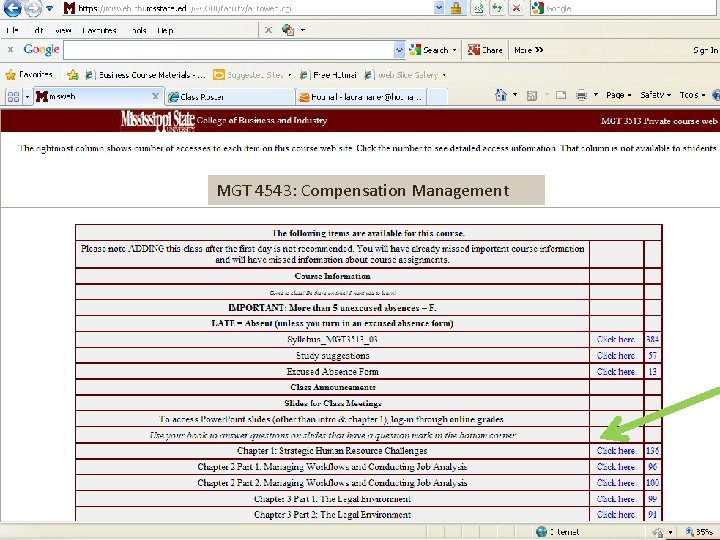 MGT 4543: Compensation Management 