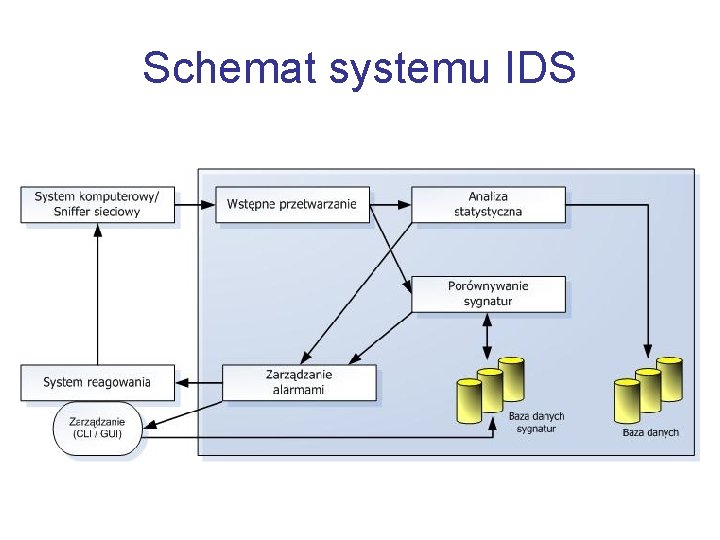 Schemat systemu IDS 