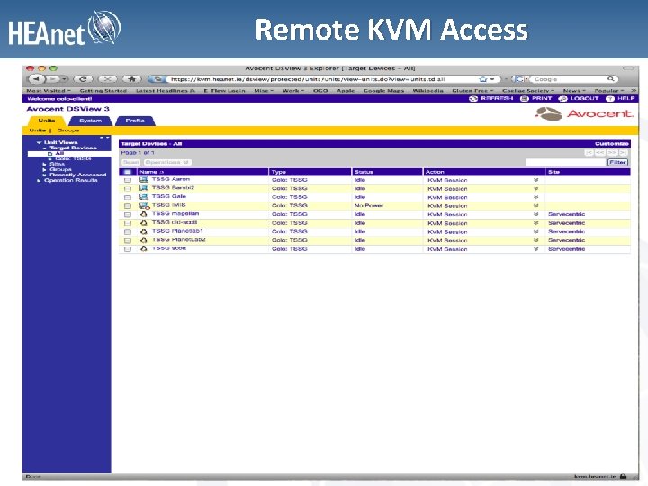 Remote KVM Access 