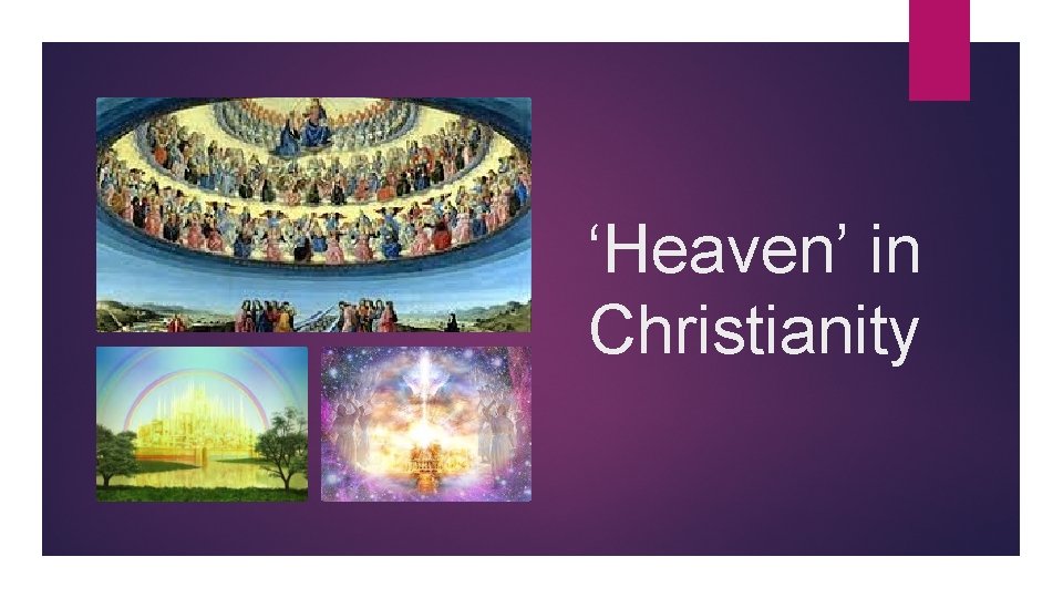 ‘Heaven’ in Christianity 