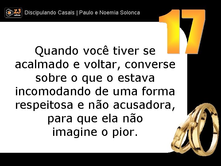 Discipulando | Paulo e Discipulando Casais | Paulo. Casais e Noemia Solonca Quando você