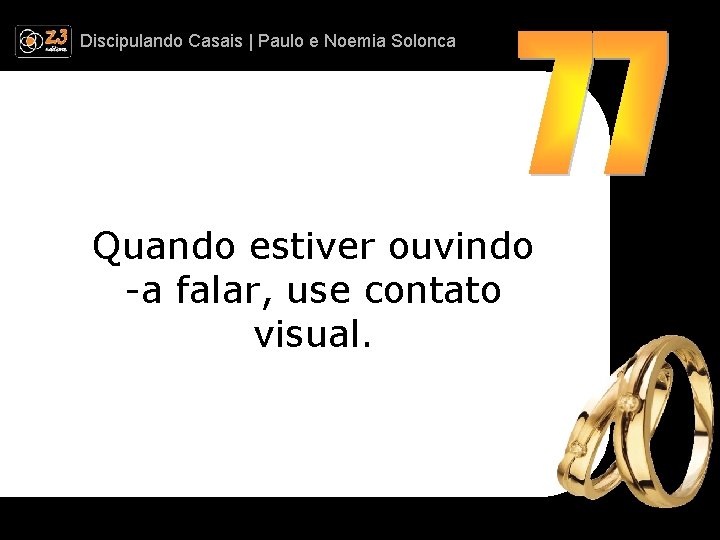 Discipulando | Paulo e Discipulando Casais | Paulo. Casais e Noemia Solonca Quando estiver