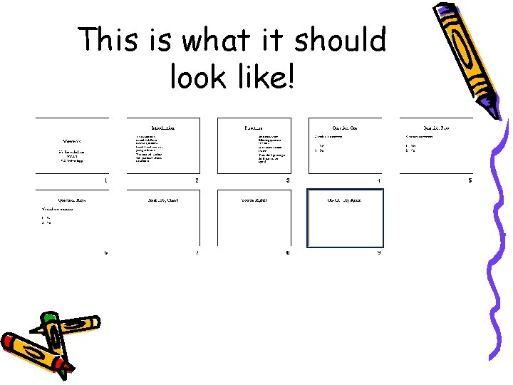 This is what it should look like! put mock-up of side sorter here! This is what it should look like! put mock-up of side sorter here!