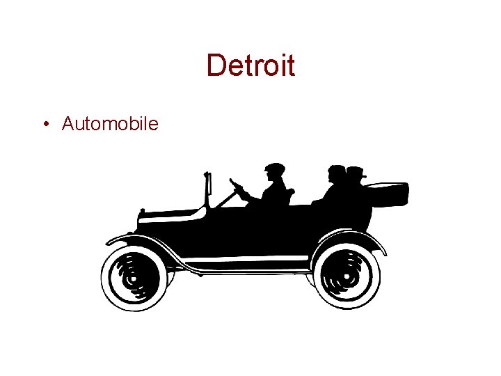 Detroit • Automobile 