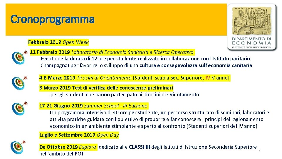 Cronoprogramma Febbraio 2019 Open Week 12 Febbraio 2019 Laboratorio di Economia Sanitaria e Ricerca Cronoprogramma Febbraio 2019 Open Week 12 Febbraio 2019 Laboratorio di Economia Sanitaria e Ricerca