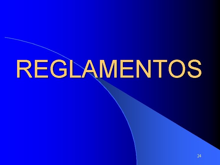 REGLAMENTOS 24 REGLAMENTOS 24